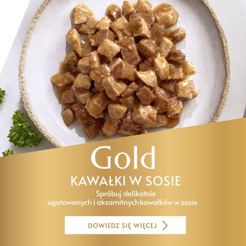 GOURMET GOLD Sauce Delight z wołowiną - mokra karma dla kota - puszka - 85 g