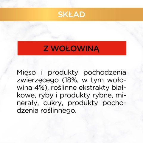 GOURMET GOLD Succulent Delights Wołowina - mokra karma dla kota - 85g