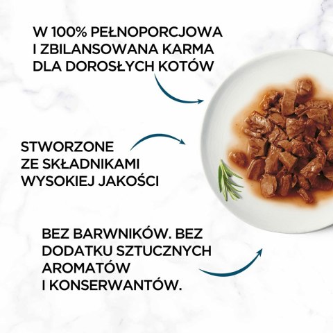 Purina Gourmet Perle fileciki w sosie Mix Smaków - mokra karma dla kota - 60x85 g