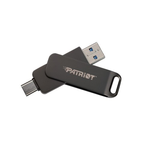 Patriot Rage R550 128GB Dual USB A+C, Alu, 100MBs