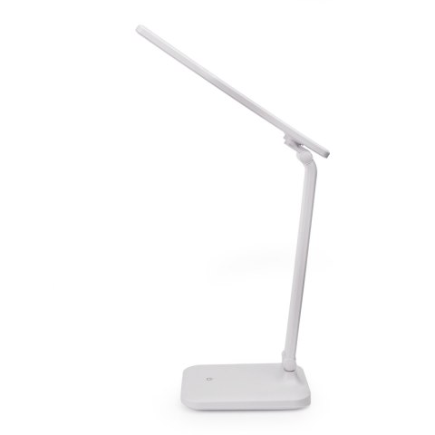 Lampka biurkowa led PLATINET REMUS biała 5W 250lm 4500K z gniazdem USB-A (46010)