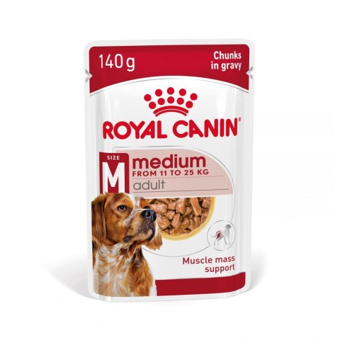 ROYAL CANIN SHN Medium Adult w sosie - mokra karma dla psa dorosłego - 10x140 g