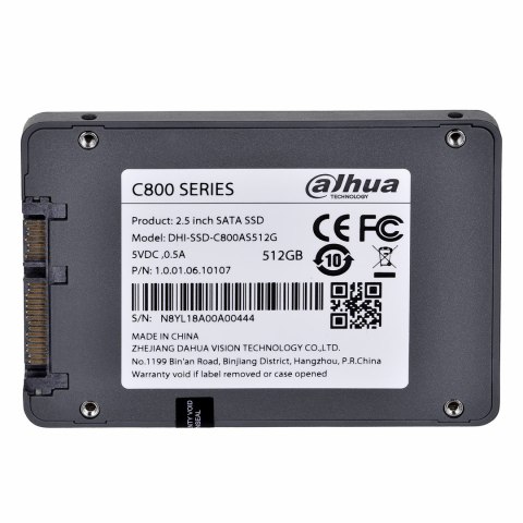 Dahua Technology DHI-SSD-C800AS512G 2.5" 512 GB SATA III 3D NAND