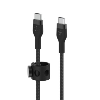 Kabel Belkin BoostCharge Pro Flex USB-C to USB-C Cable 60W 1m Silicone oplot Black