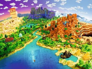 *Puzzle 1500el Minecraft World