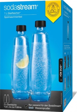 SodaStream Zestaw butelek szklanych Pack 2 bott. / GLASS 2 sztuki