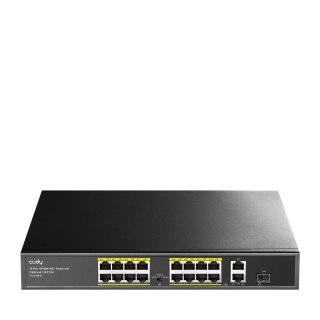 Switch CUDY FS1018PS1 16-Port 10/100M PoE+ 190W 2xGbE 1xSFP