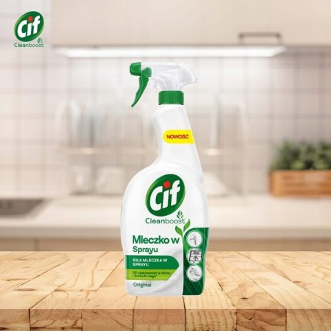 CIF Cleanboost Mleczko W Sprayu Do Czyszczenia 750ml