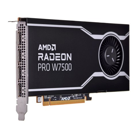 Karta graficzna AMD Radeon Pro W7500 8GB GDDR6, 4x DisplayPort 2.1, 70W, PCI Gen4 x8