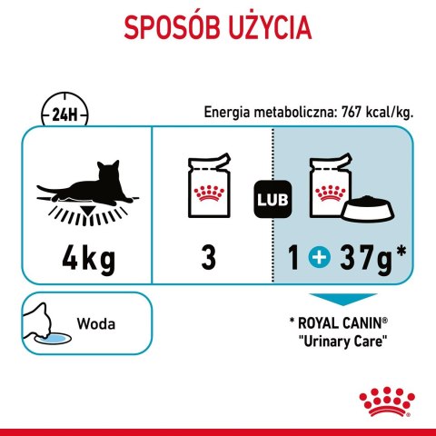 ROYAL CANIN FCN Urinary Care w sosie - mokra karma dla kota dorosłego - 12x85g