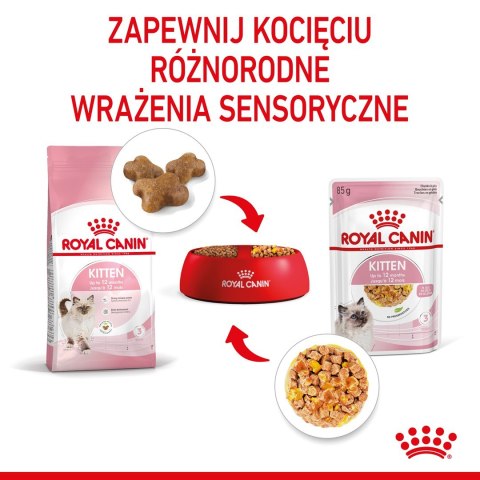 ROYAL CANIN FHN Kitten Instinctive w sosie - mokra karma dla kociąt - 12x85g