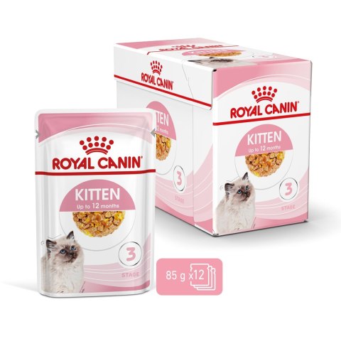 ROYAL CANIN FHN Kitten Instinctive w sosie - mokra karma dla kociąt - 12x85g