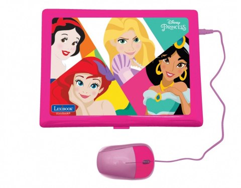 Laptop edukacyjny Disney Księżniczki Dwujęzyczny PL/ ENG 124 aktywności