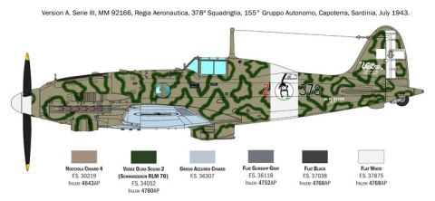 Model plastikowy Macchi MC.205 Veltro 1/32