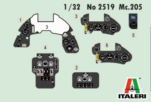 Model plastikowy Macchi MC.205 Veltro 1/32