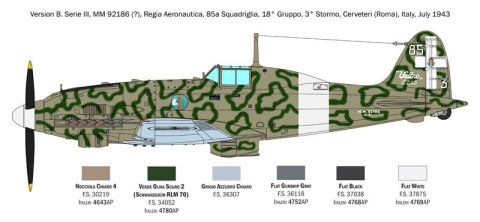 Model plastikowy Macchi MC.205 Veltro 1/32