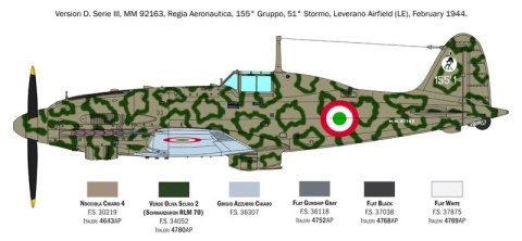 Model plastikowy Macchi MC.205 Veltro 1/32