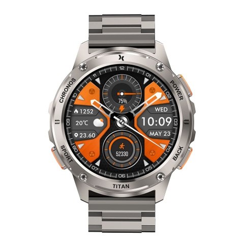 Smartwatch FW110 Titan Chronos Srebrny