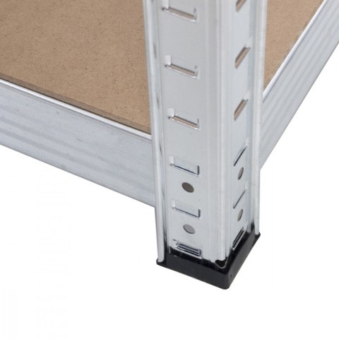 Regał magazynowy metalowy szafka 175 kg x5 ocynk rozkładany MDF GB378