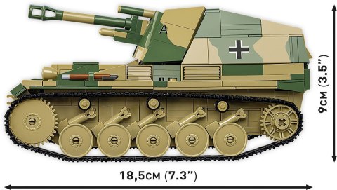 Klocki SD.KFZ.124 Wespe 860 klocków