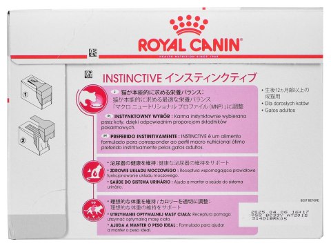 ROYAL CANIN FHN Instinctive w sosie - mokra karma dorosłych kotów - 12x 85 g