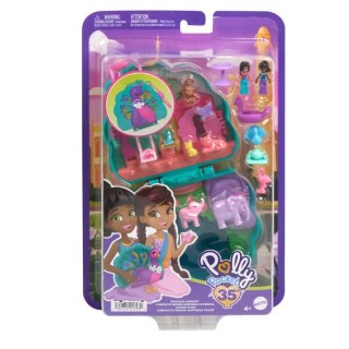 *Polly Pocket Ogrod pawi a zestaw kompaktowy