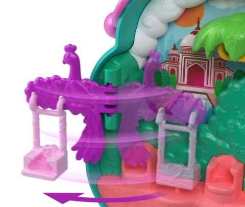 *Polly Pocket Ogrod pawi a zestaw kompaktowy