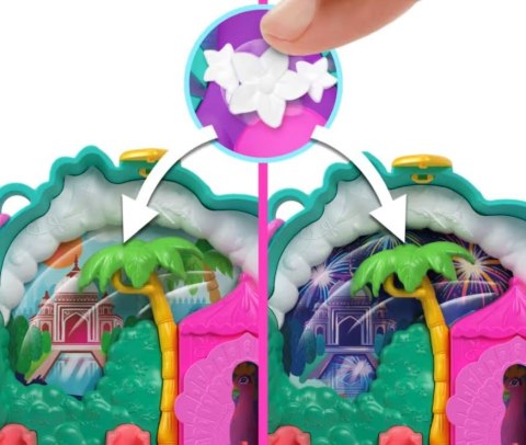 *Polly Pocket Ogrod pawi a zestaw kompaktowy