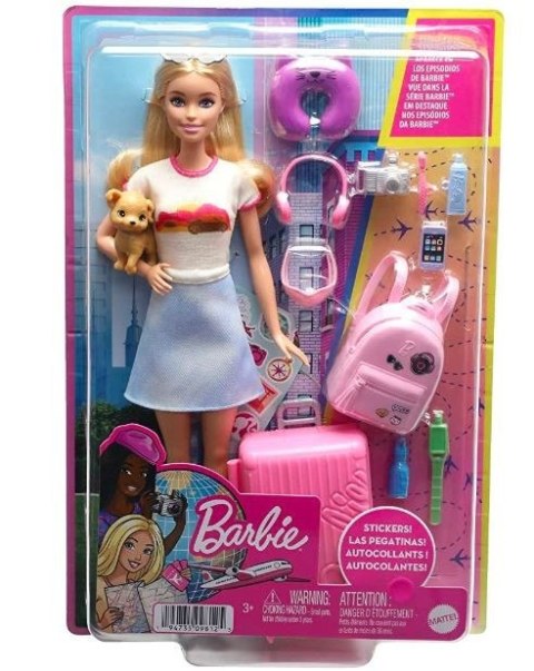 Lalka Barbie Malibu w podróży