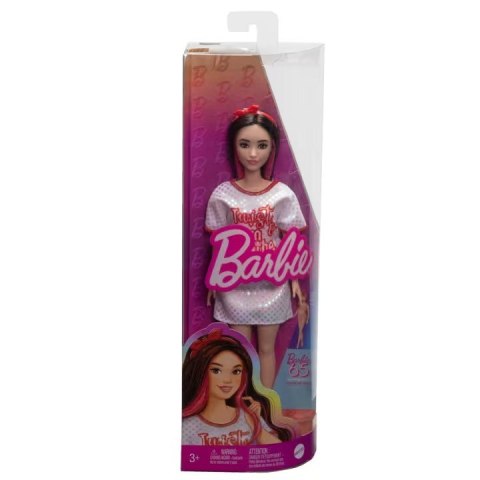 *Barbie Fashionistas lal ka brunetka z falowanymi