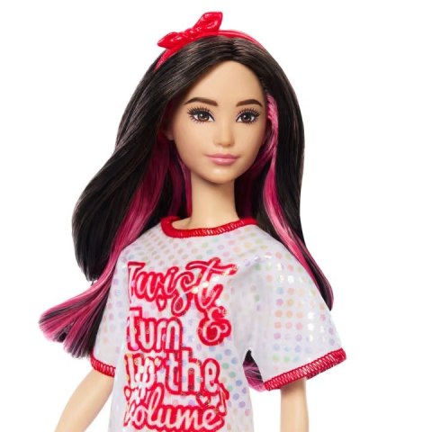 *Barbie Fashionistas lal ka brunetka z falowanymi