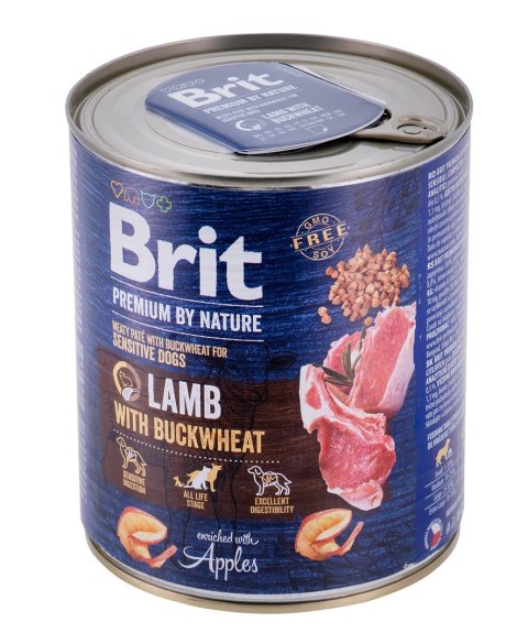 Brit Premium By Nature Lamb&BUCKWHEAT 800g