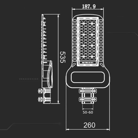 Oprawa V-TAC SKU21960 VT-104ST 4000K 100W 13500lm