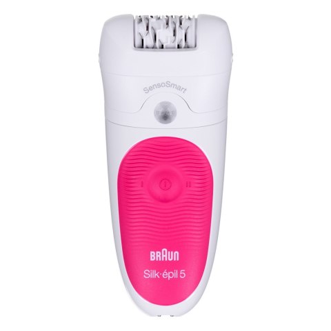 Depilator z pęsetami do ciała Braun Silk-épil SensoSmart 5-500 (kolor biały)