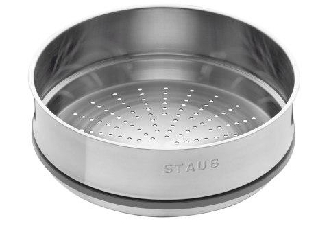 Garnek żeliwny okrągły z wkładem STAUB La Cocotte 40508-822-0 - 3.8 ltr. biała trufla