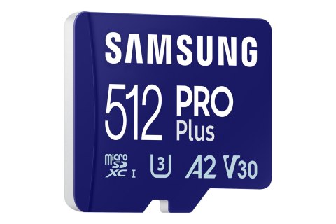 Samsung microSDXC 512GB PRO Plus 2023 + czytnik