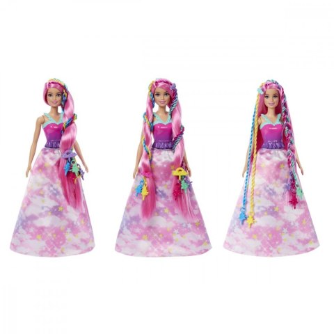 *Barbie Dreamtopia Ksiez niczka Zakrecone pasemka