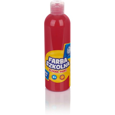 Farba szkolna Astra 250 ml - czerwona 301217012 ASTRA