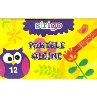 Pastele olejne 12 kolorów STRIGO SSC027