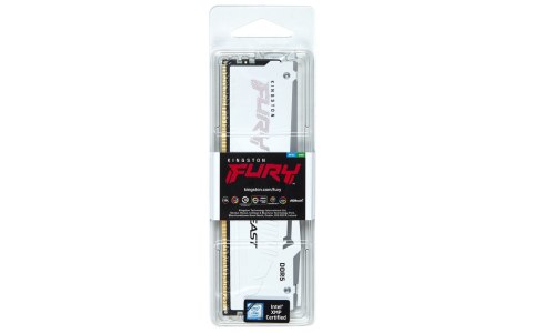 KINGSTON DDR5 16GB 6400MT/s CL32 DIMM FURY Beast White RGB XMP