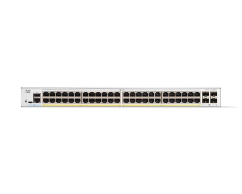 Cisco C1300-48P-4X łącza sieciowe Zarządzany L2/L3 Gigabit Ethernet (10/100/1000) Biały