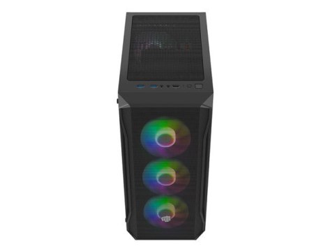 Obudowa Fury Shobo SH4F RGB Midi Tower z oknem Czarna