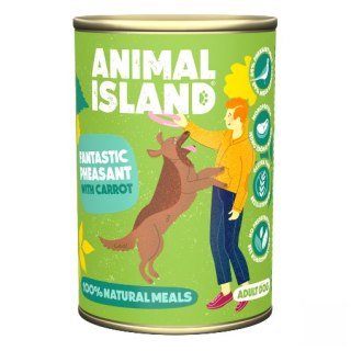 Animal Island Bażant z Marchewką karma dla psa 400g