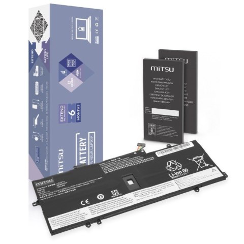 Bateria do Lenovo ThinkPad X1 Yoga 4 5 Carbon 7 8 3325 mAh (51 Wh) 15.36V