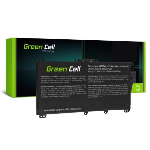 Bateria GREEN CELL do HP G7 HP163 (3400 mAh /11.55V )