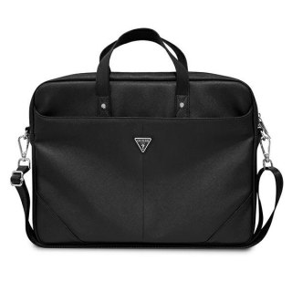 Torba na laptopa GUESS Saffiano GUE002437 (maks.16"/Czarny)