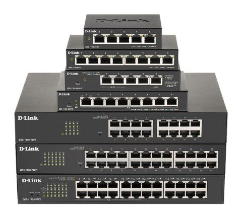 D-Link DGS-1100-08PV2/E 8-Port PoE Gigabit Smart Mana