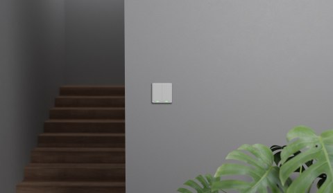 Włącznik podwójny TESLA TSL-SWI-ZIGBEE2 Smart Switch Dual ZigBee