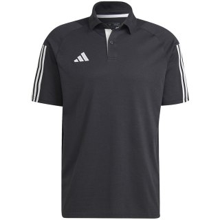 Koszulka męska adidas Tiro 23 Competition Polo czarna HK8051 L