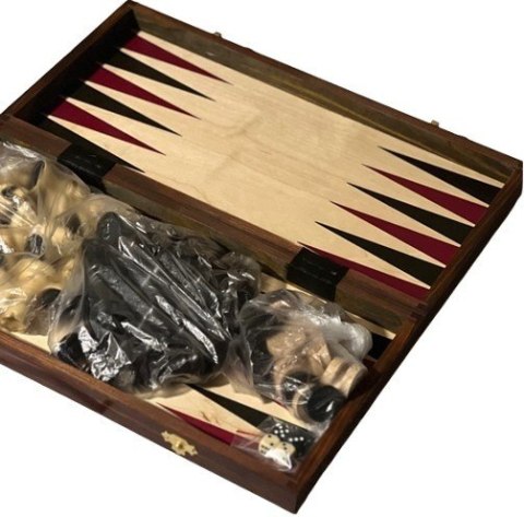 Drewniane Szachy, Warcaby Backgammon